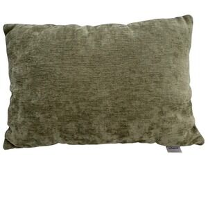At Home Sage Green Chenille set of 2  Decorative Throw Pillow Rectangle 20x13